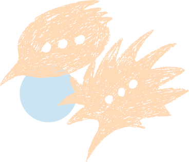 Ilustracja — dymki dialogowe symbolizujące komunikację